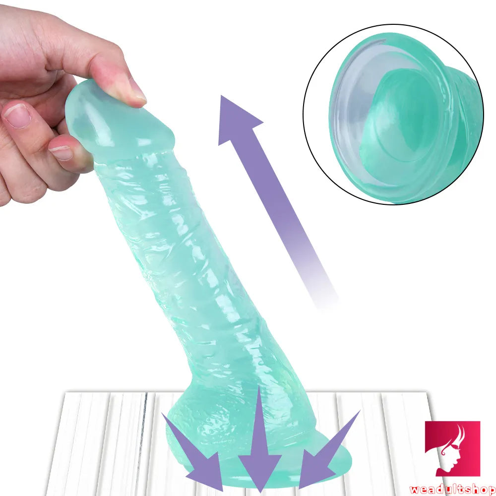 7.87in Flexible G-spot Realistic Dildo With Powerful Suction Cup