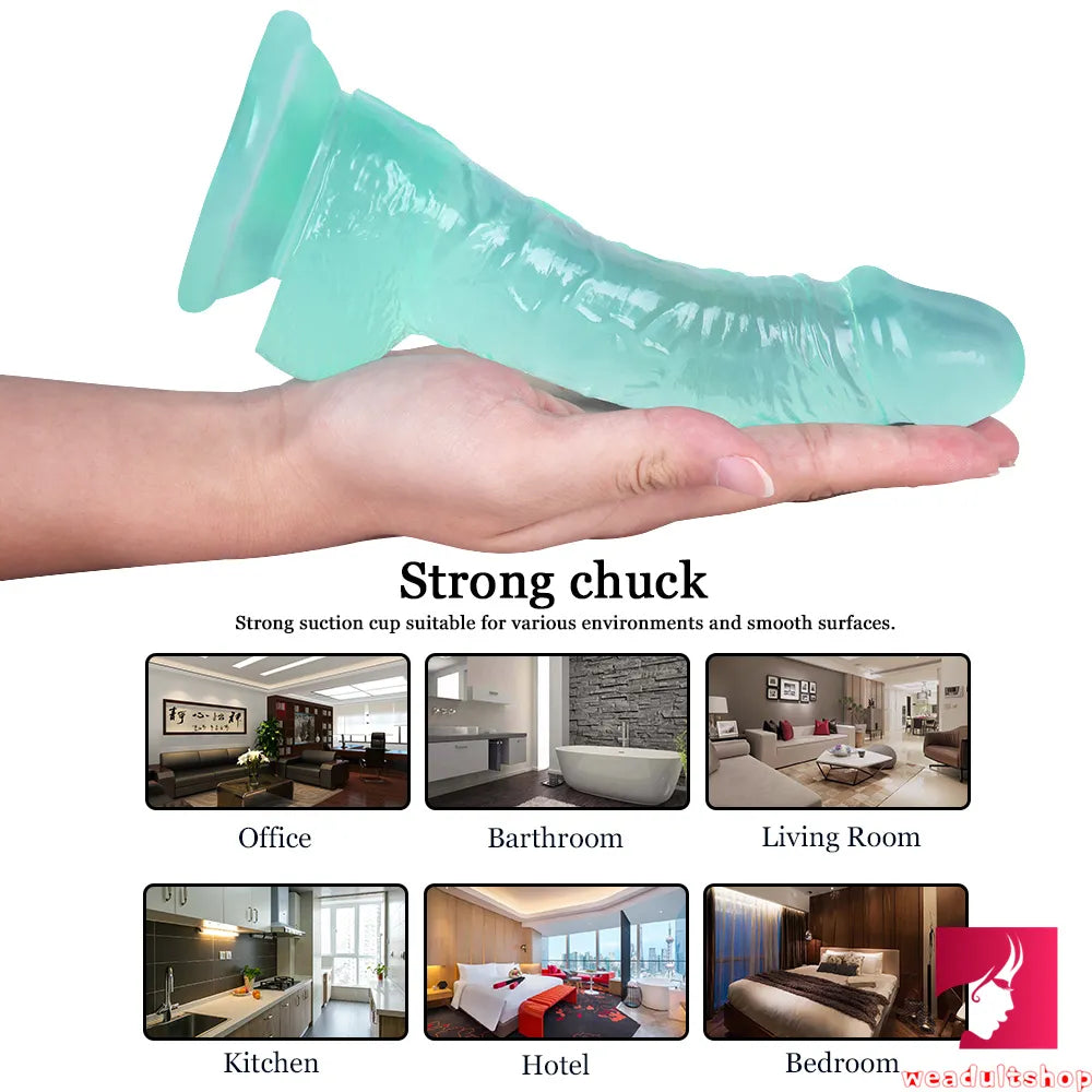 7.87in Flexible G-spot Realistic Dildo With Powerful Suction Cup