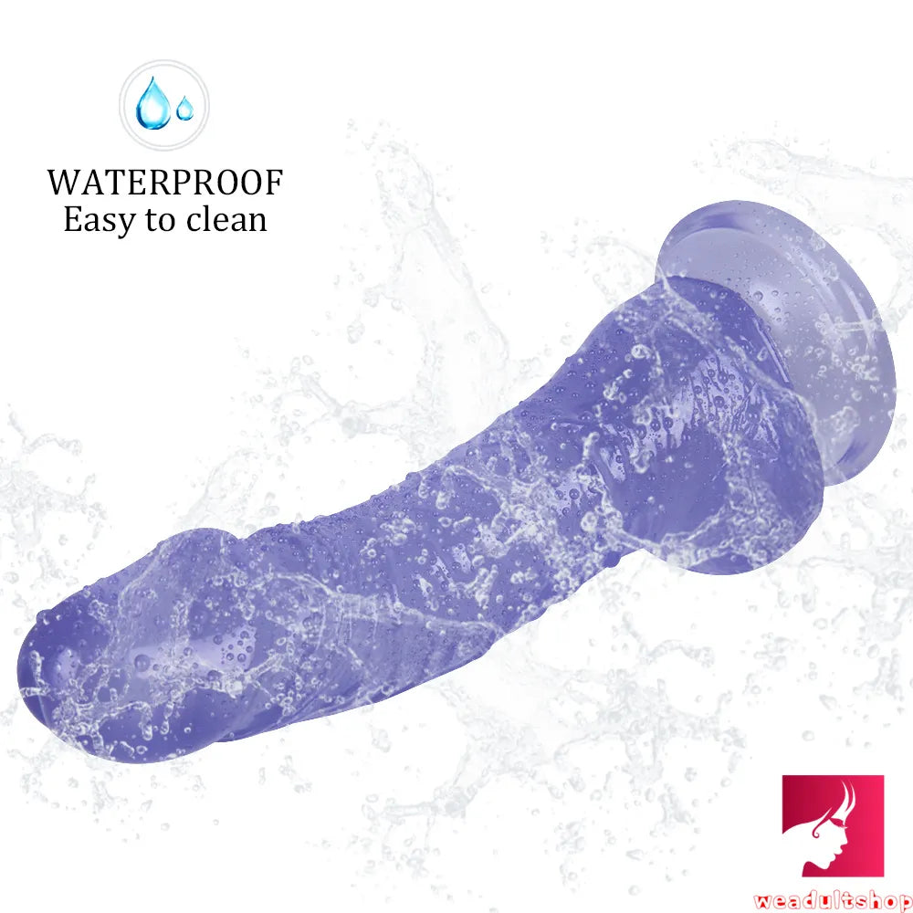 7.87in Flexible G-spot Realistic Dildo With Powerful Suction Cup