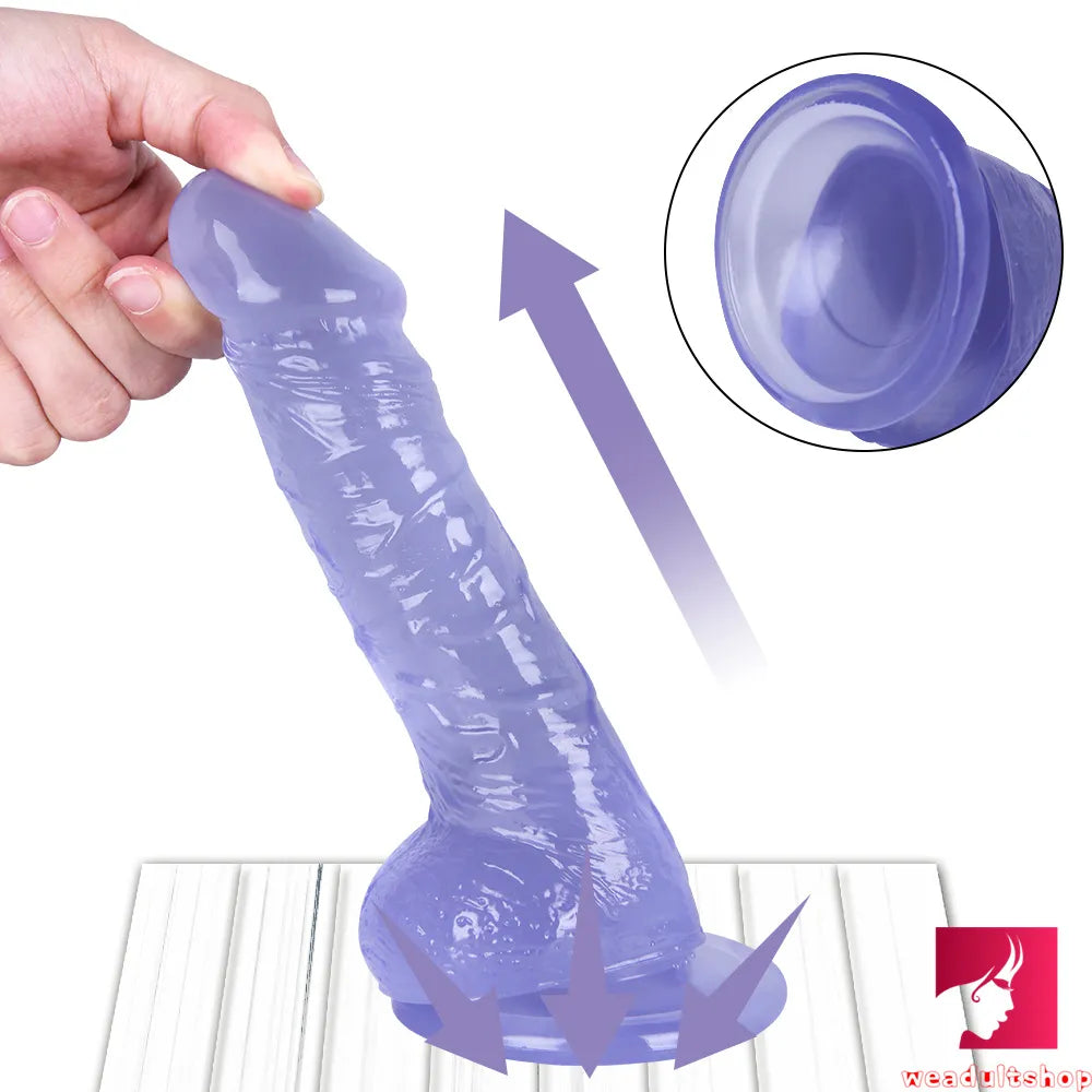 7.87in Flexible G-spot Realistic Dildo With Powerful Suction Cup
