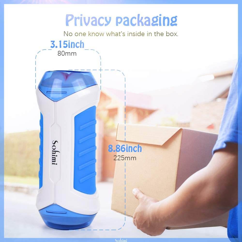 Double Headed Masturbator Pocket Pussy With Mouth and Vagina Best Sex Toys