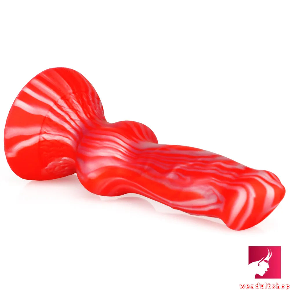 7.6in Dog Animal Odd Design Silicone Fleshly Dildo For Vagina