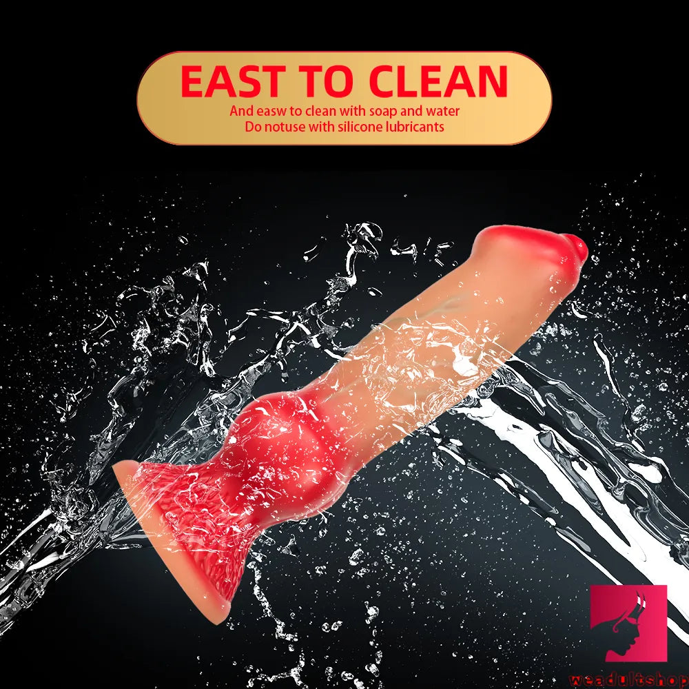 XML Ombre Premium Silicone Dog Animal Huge Thick Dildo