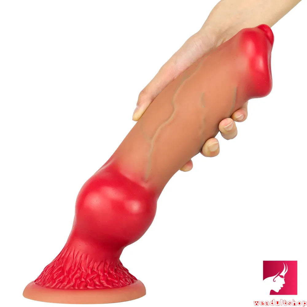 XML Ombre Premium Silicone Dog Animal Huge Thick Dildo