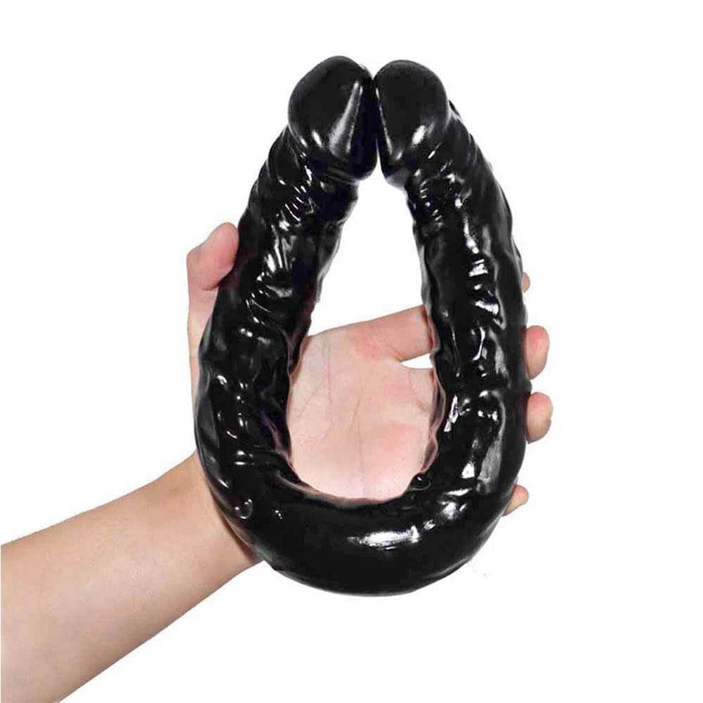 Double Ended Dildo Long U Shape For Gay Lesbian - Adult Toys