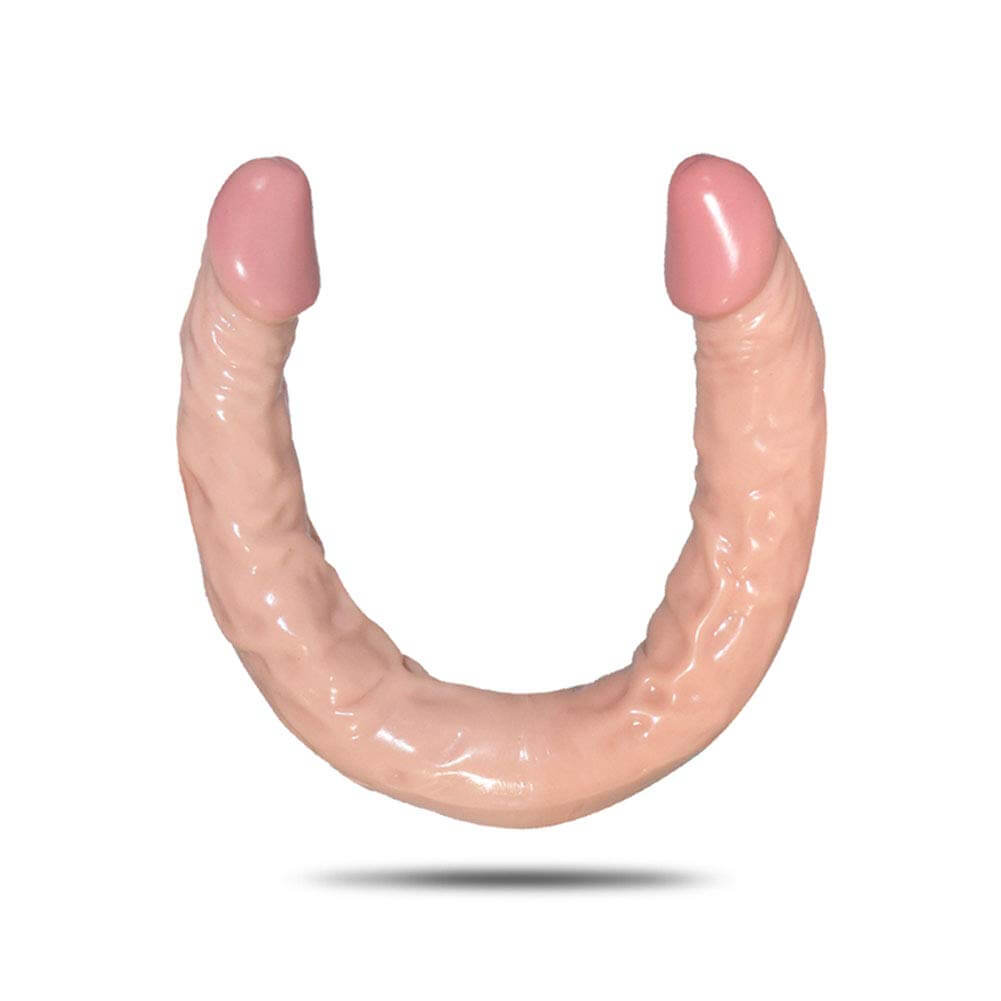 Double Ended Dildo Long U Shape For Gay Lesbian - Adult Toys