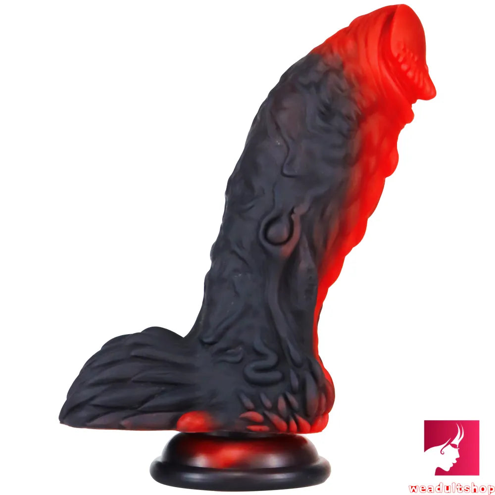 7.28in Fantasy Silicone Dragon Realistic Looking Dildo Love Toy