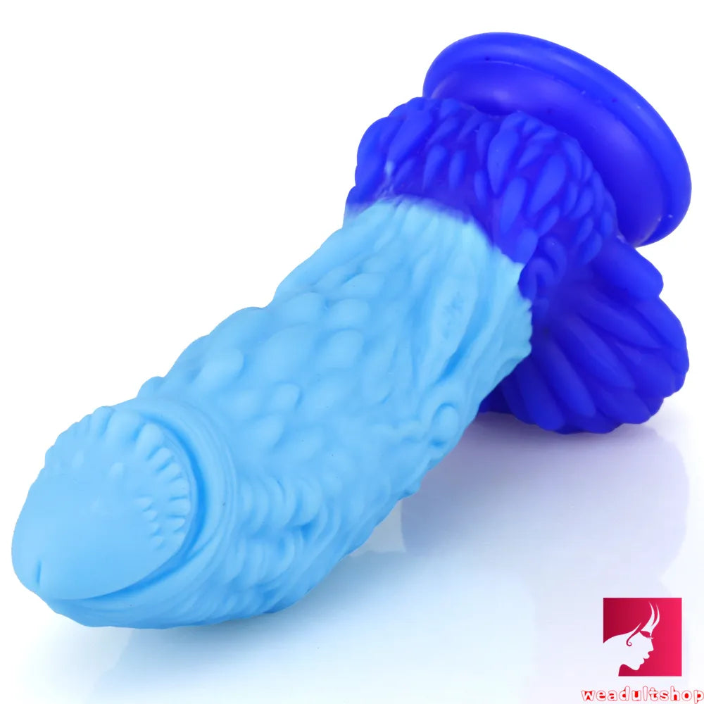 7.28in Fantasy Silicone Dragon Realistic Looking Dildo Love Toy