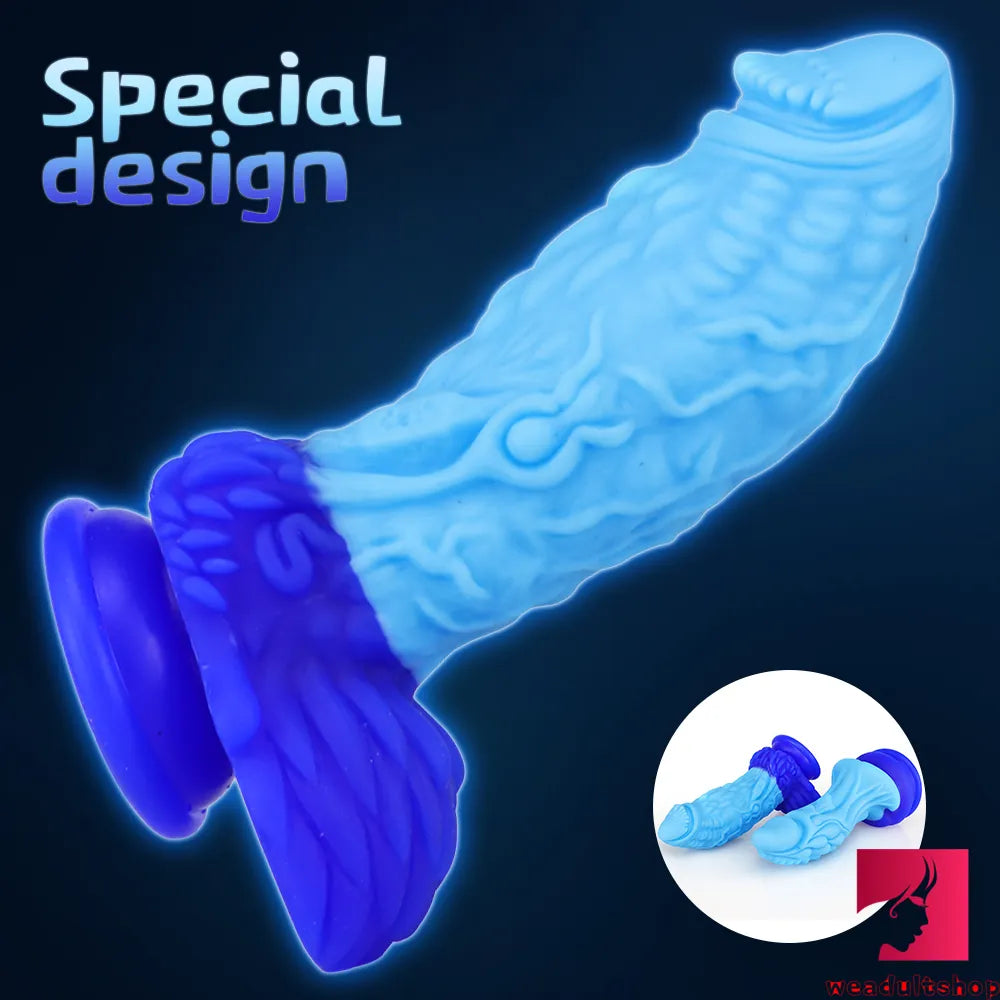 7.28in Fantasy Silicone Dragon Realistic Looking Dildo Love Toy