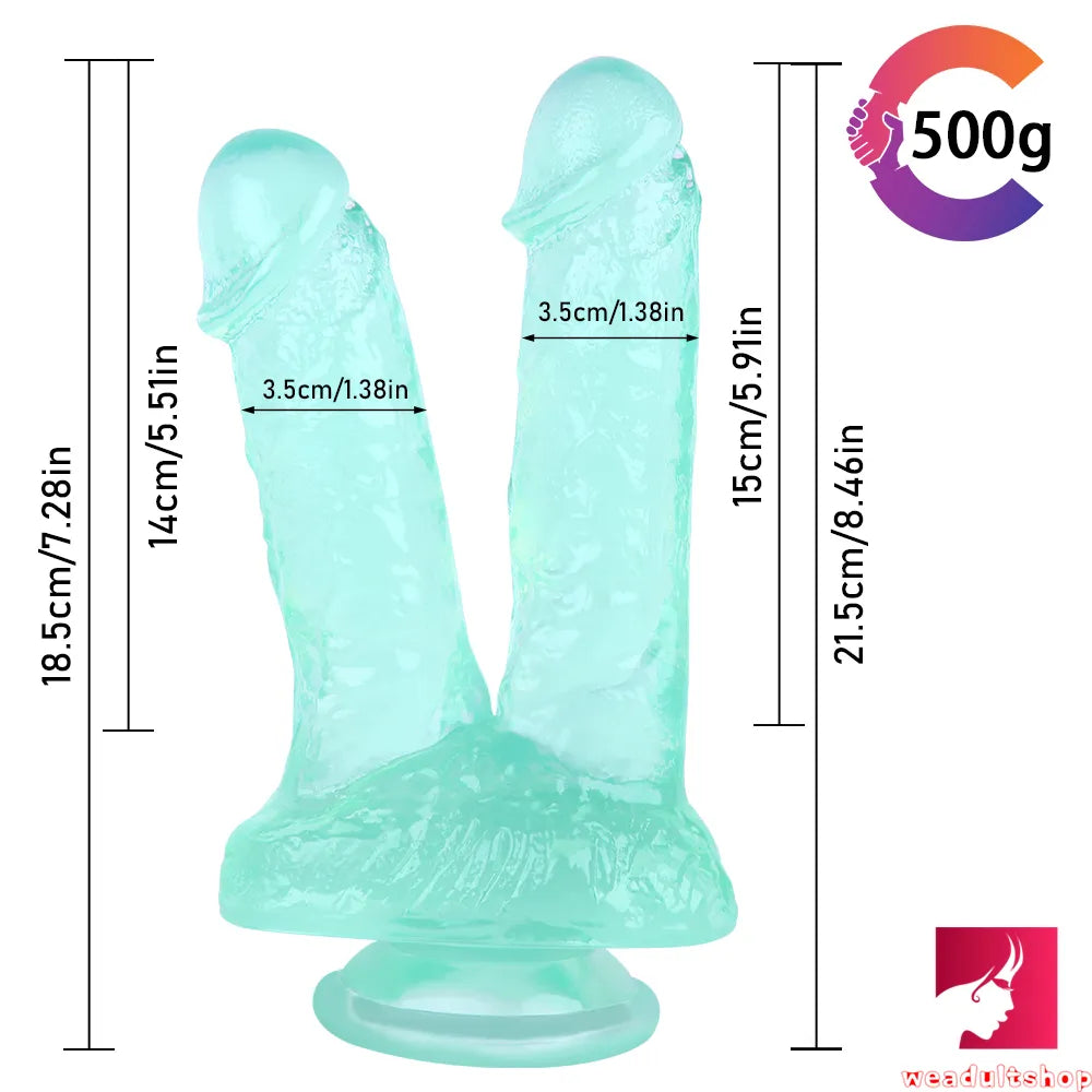 8.46in Asian Lesbian Dildo Standing Strap-on Insert Dildo Weadultshop