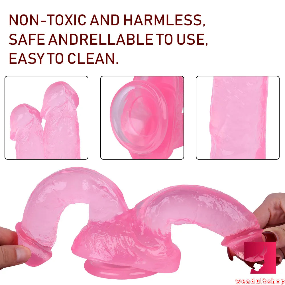 8.46in Asian Lesbian Dildo Standing Strap-on Insert Dildo Weadultshop