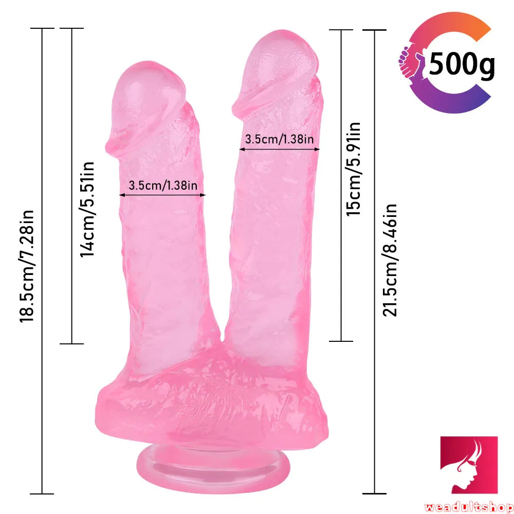 8.46in Asian Lesbian Dildo Standing Strap-on Insert Dildo Weadultshop