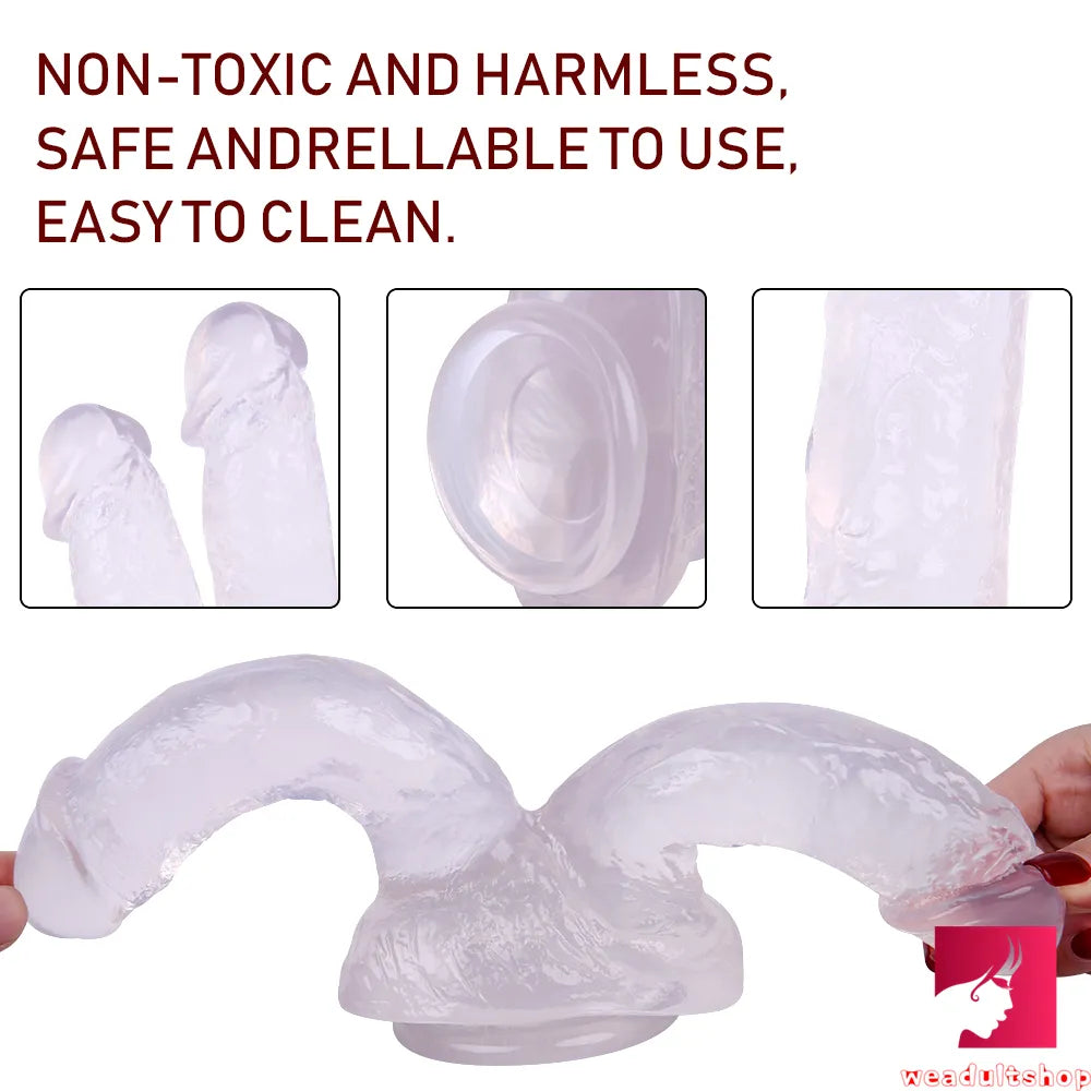 8.46in Asian Lesbian Dildo Standing Strap-on Insert Dildo Weadultshop