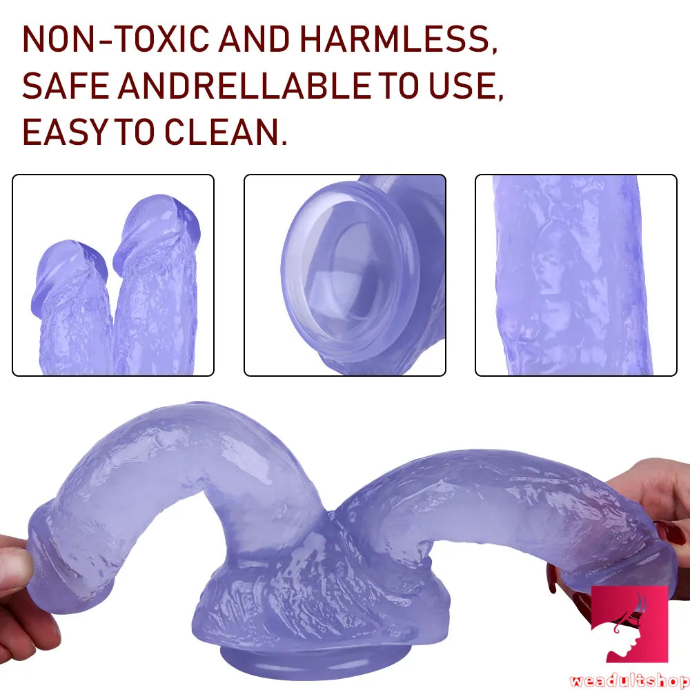 8.46in Asian Lesbian Dildo Standing Strap-on Insert Dildo Weadultshop