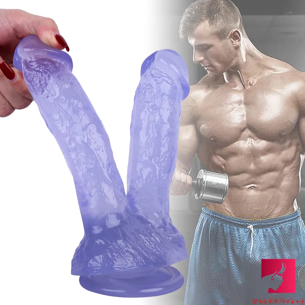 8.46in Asian Lesbian Dildo Standing Strap-on Insert Dildo Weadultshop