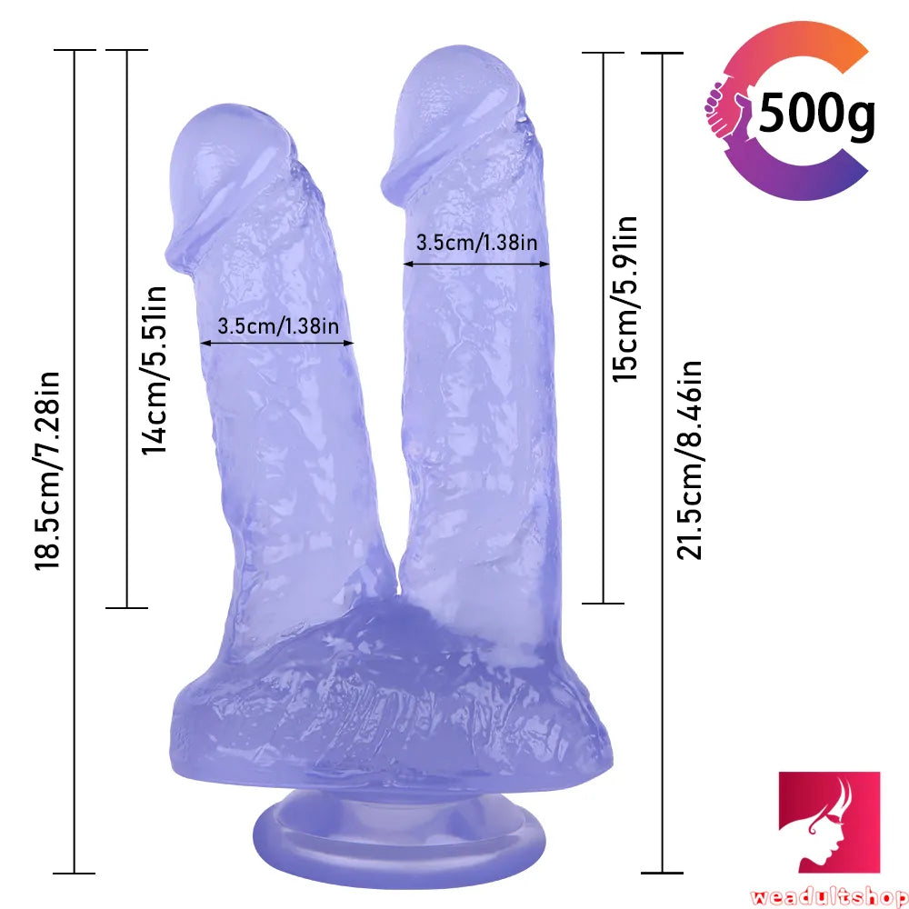 8.46in Asian Lesbian Dildo Standing Strap-on Insert Dildo Weadultshop