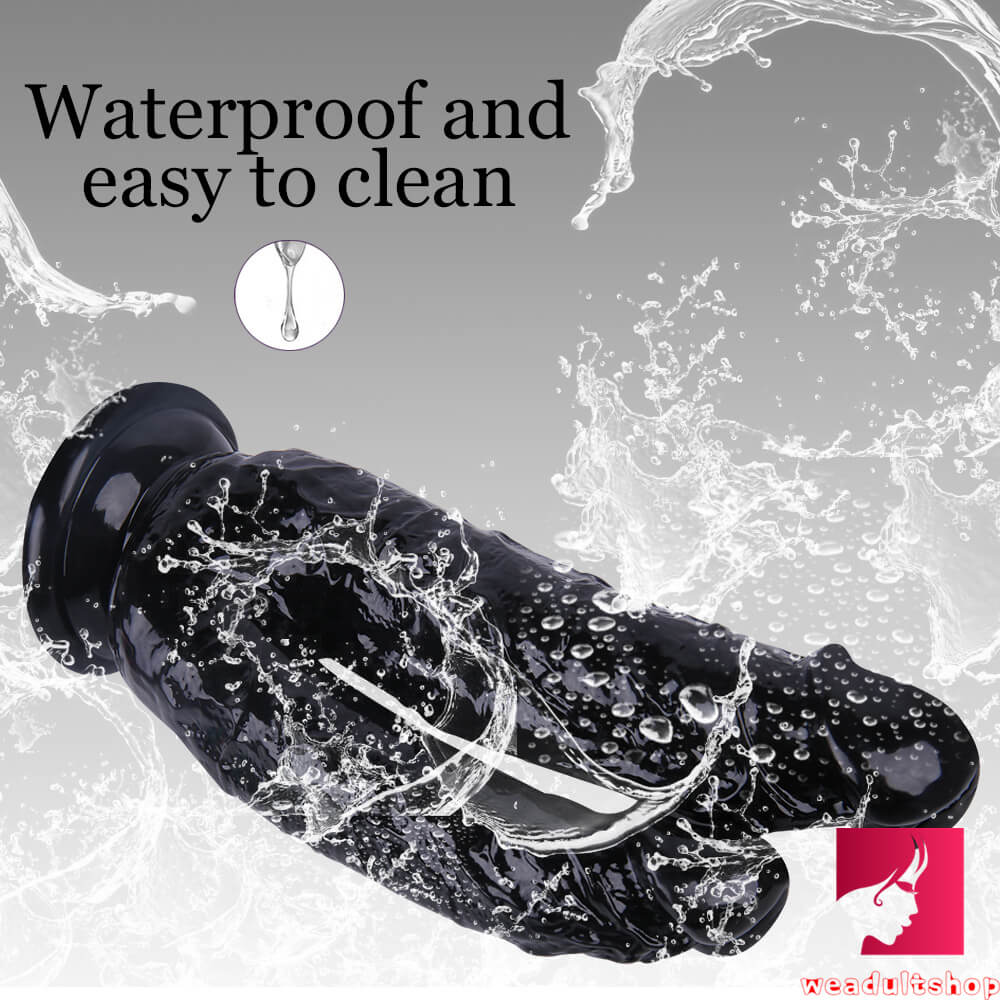 8.27in Women Fucking Dildo Textured Dual-headed Sex Toy With Sucker weadultshop