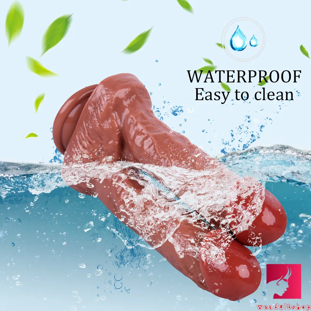 8.46in Asian Lesbian Dildo Standing Strap-on Insert Dildo Weadultshop