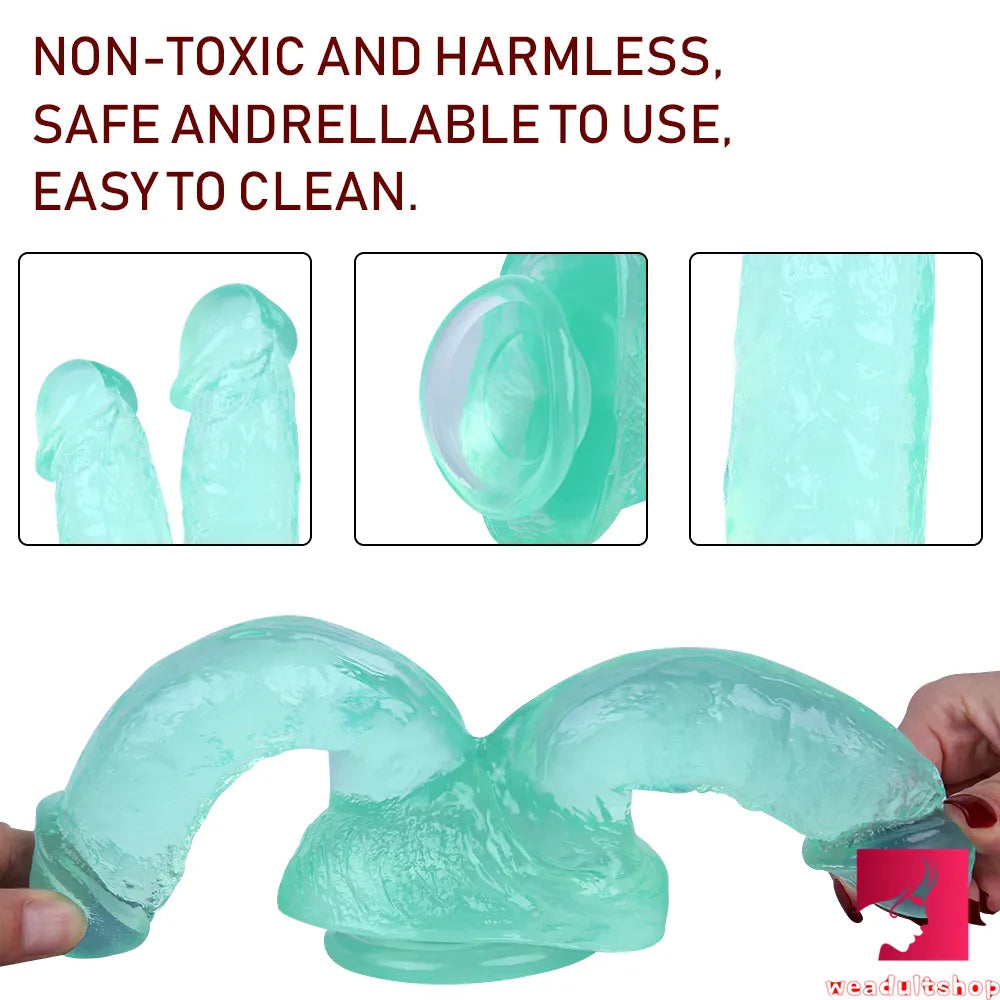 8.46in Asian Lesbian Dildo Standing Strap-on Insert Dildo Weadultshop