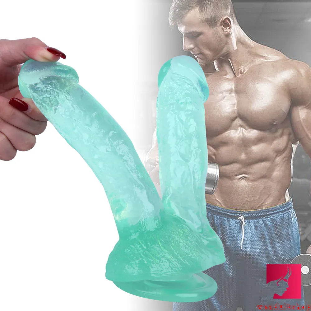 8.46in Asian Lesbian Dildo Standing Strap-on Insert Dildo Weadultshop