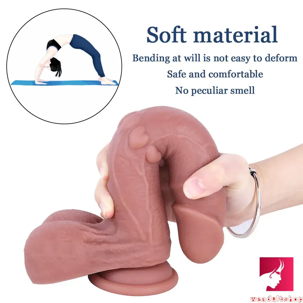 7.28in 8.66in Asian Women Men Dildo For Female Masturbation Erotic Toy