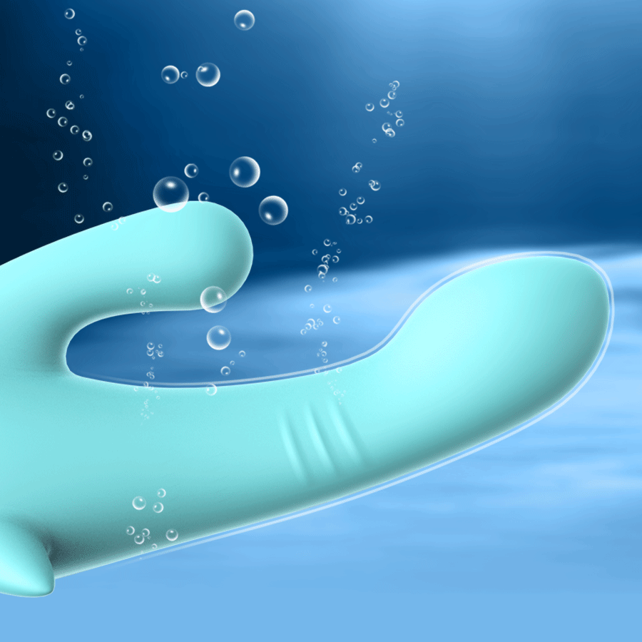 Shark Vibrator Thrusting Expanding Charging AV Massaging Wand - Adult Toys