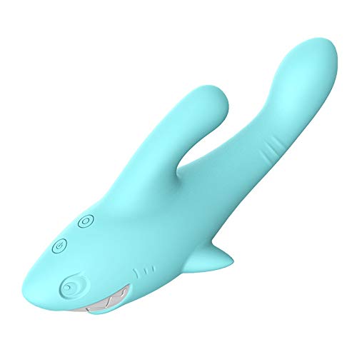 Shark Vibrator Thrusting Expanding Charging AV Massaging Wand - Adult Toys