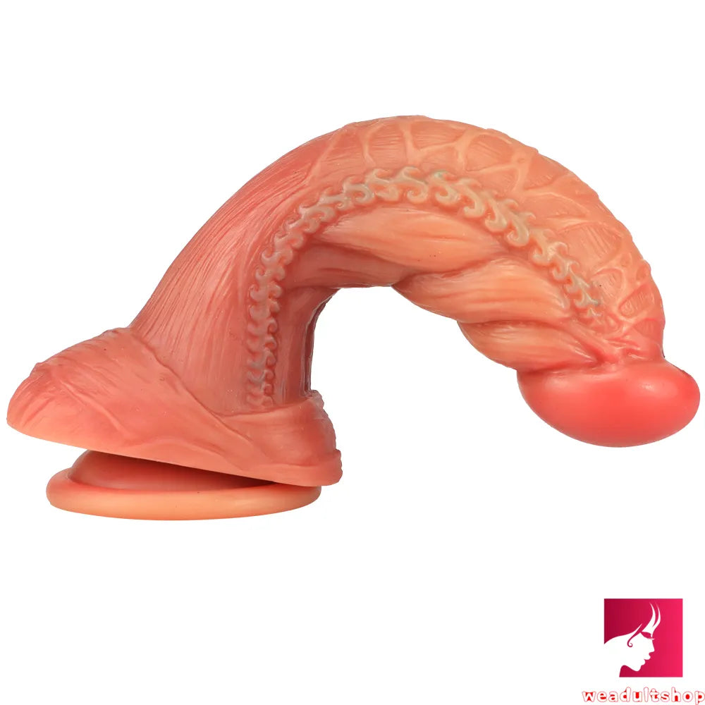 7.6in Soft Fantasy Penis Lesbian Dildo Stimulator For Women