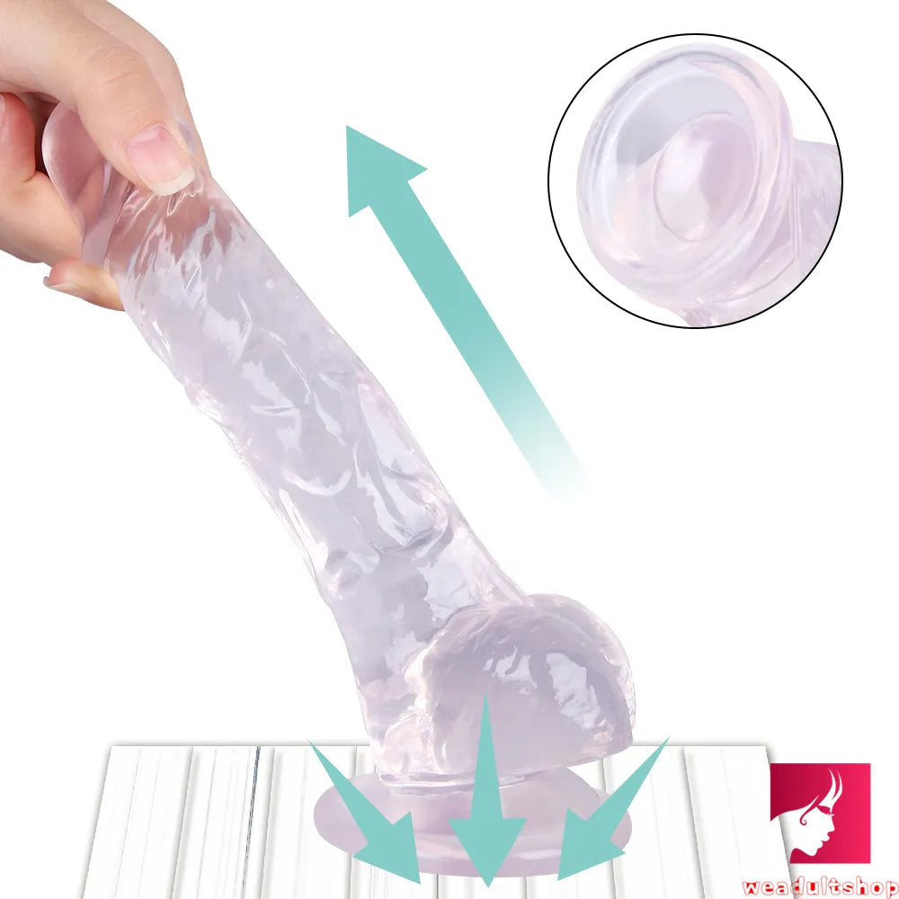 7.28in Realistic Dildo Flexible Penis With Textured Shaft Sextoy