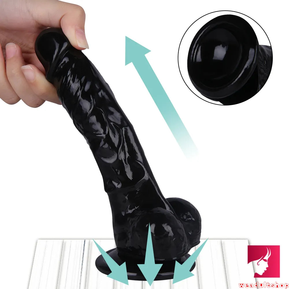 7.28in Realistic Dildo Flexible Penis With Textured Shaft Sextoy