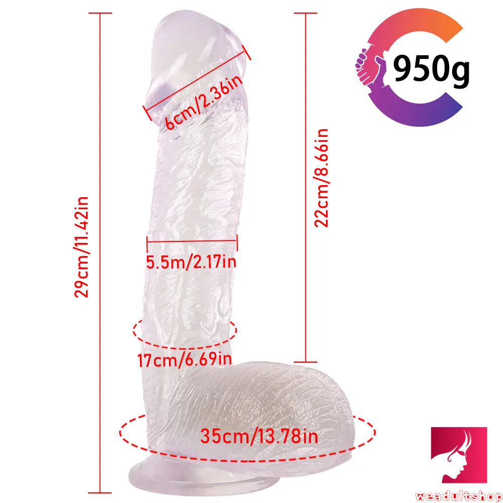 11.42in Realistic Dildo For Anal Big Penis Women Adult Sex Toy