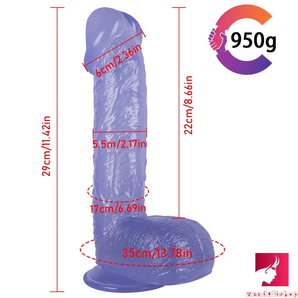 11.42in Realistic Dildo For Anal Big Penis Women Adult Sex Toy