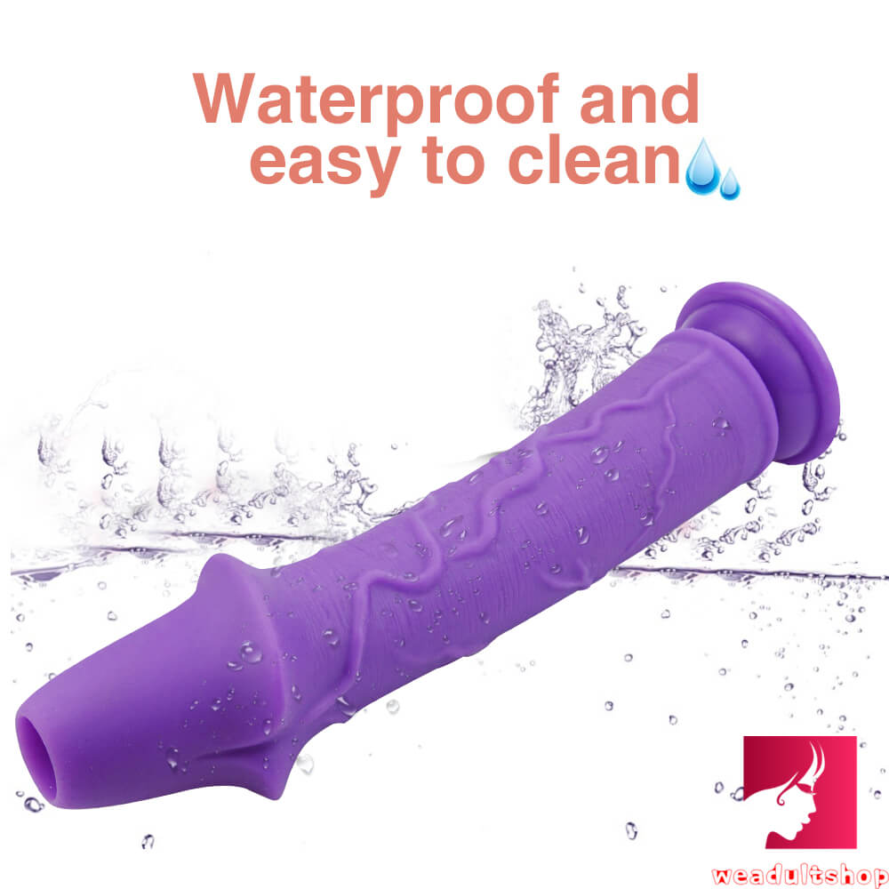 9.65in Top Quality Silicone Weird Real Feeling Dildo Masturbation Toy