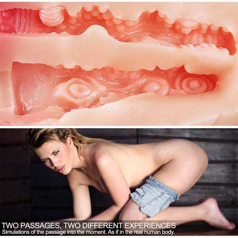 Fucking Pocket Pussy Silicone Vagina Anal Lifelike 3D Masturbator weadultshop