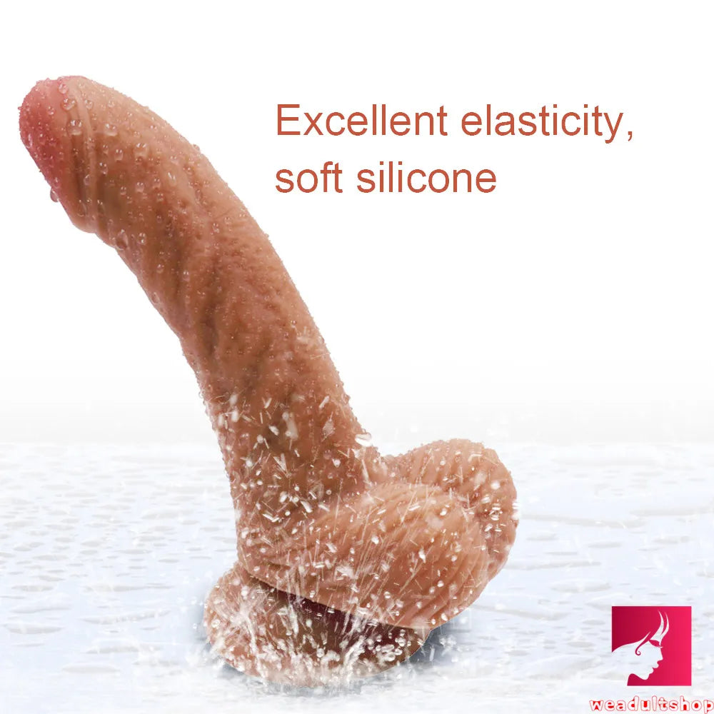 6.1in Women Using Dildo Soft Flexible Sex Toy For Women