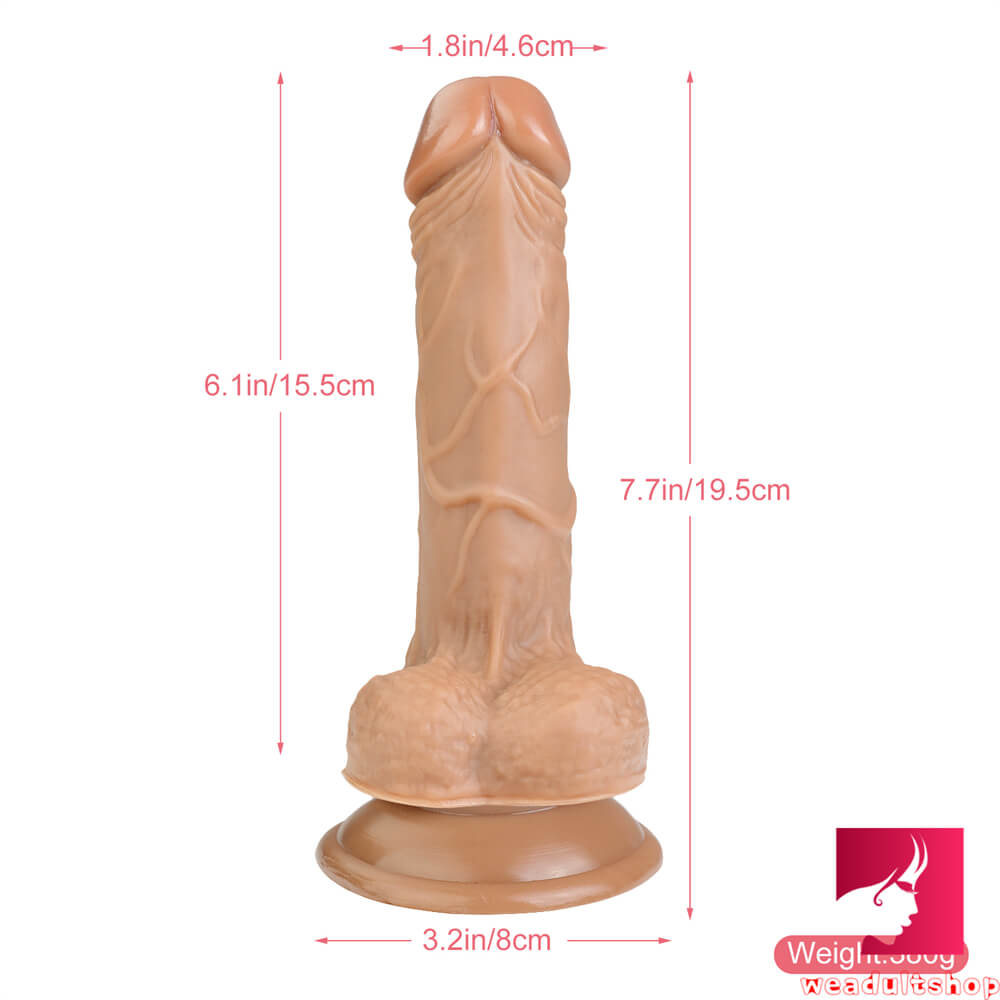 7.7in Gay Dildo Riding Sex Toy For Sex Masturbation