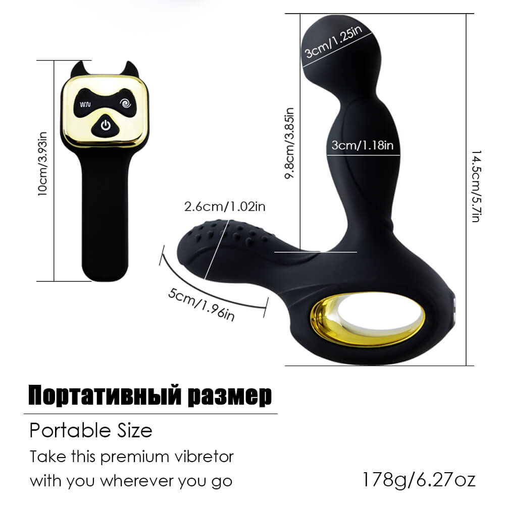 Prostate Massager Heating Rotating Toy For Gay Women - Adult Toys