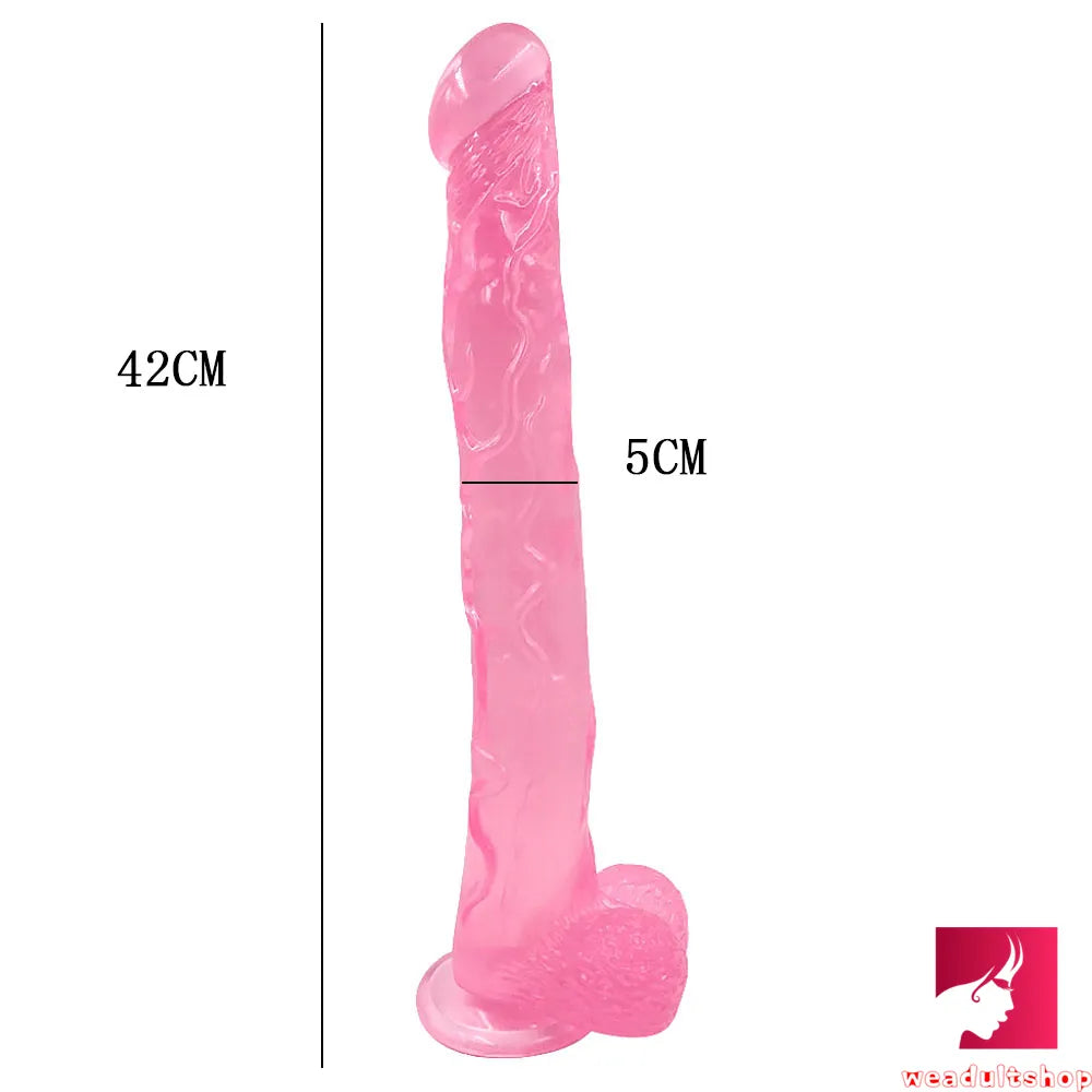 16.14in Large Super Long Skin feeling Dildo For Woman Strapon
