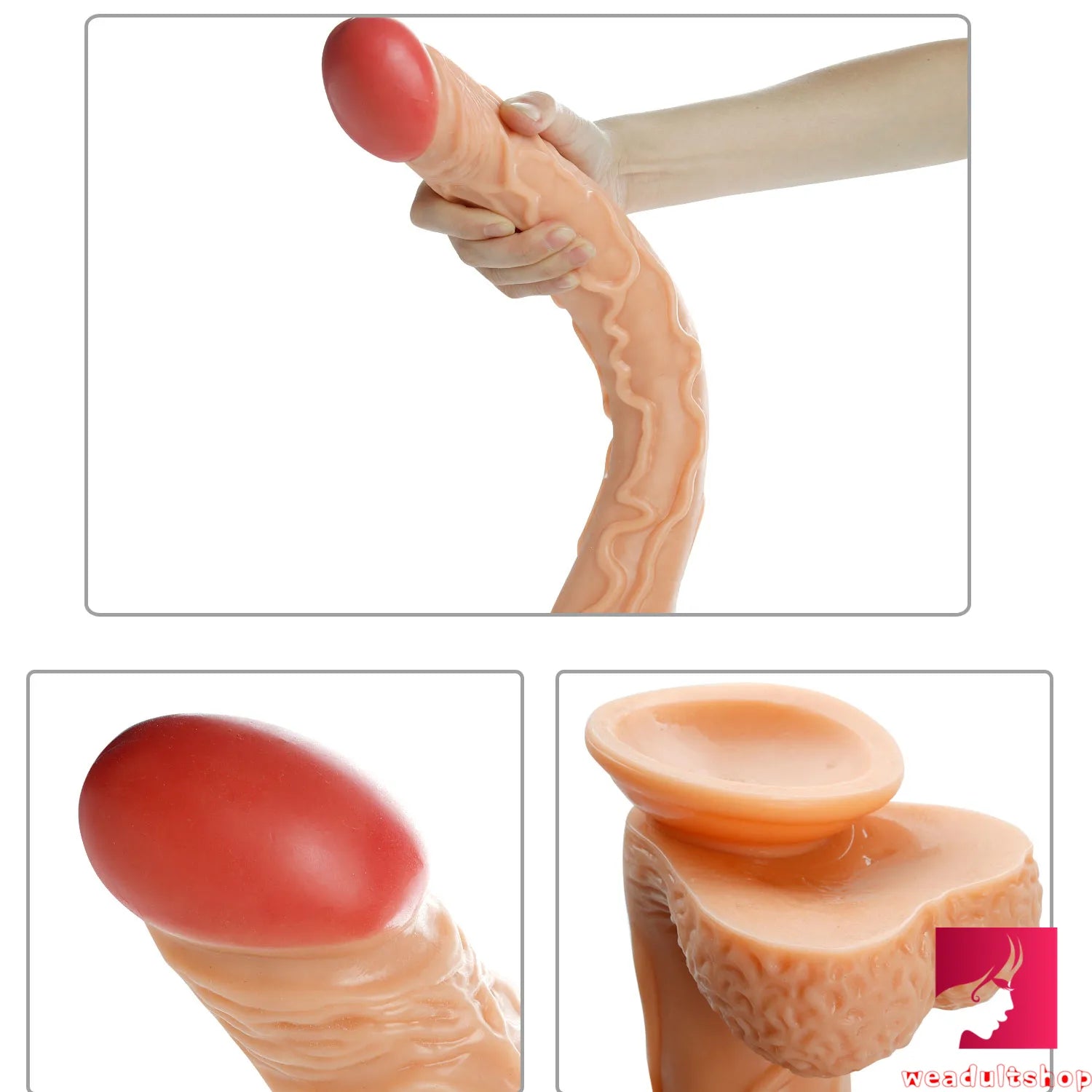 16.14in Large Super Long Skin feeling Dildo For Woman Strapon