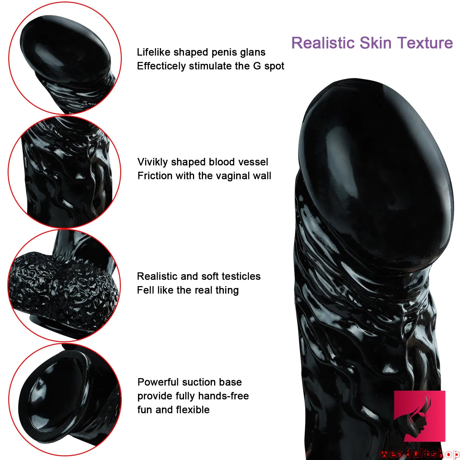 16.14in Large Super Long Skin feeling Dildo For Woman Strapon