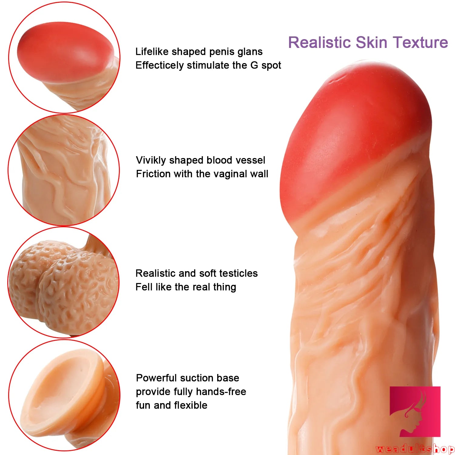 16.14in Large Super Long Skin feeling Dildo For Woman Strapon