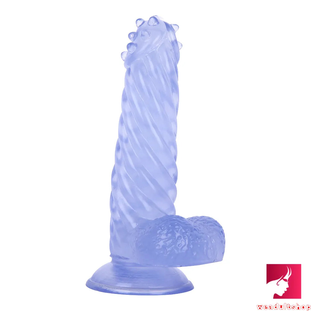 8.27in Mature Anal Dildo Spiked Sex Toy With Thorn