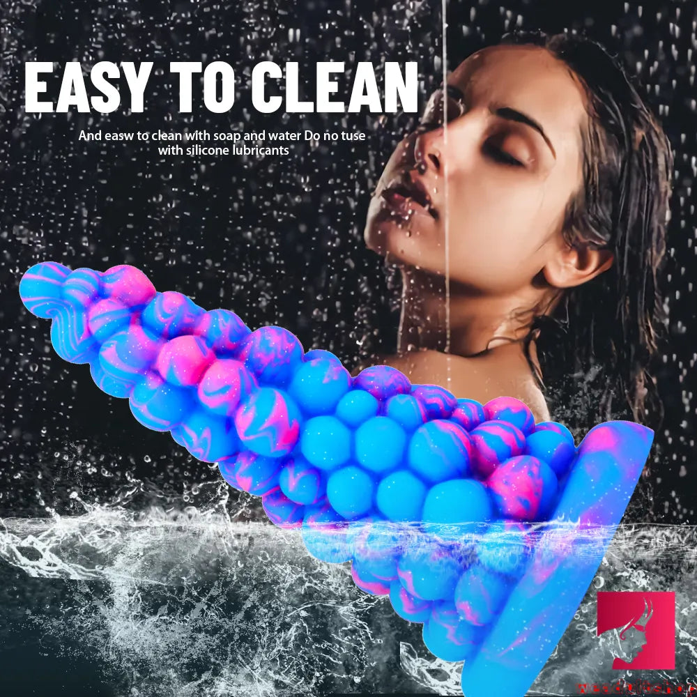 6.6in Super Thick Fantasy Grape Dildo Butt Plug BDSM Sex Play