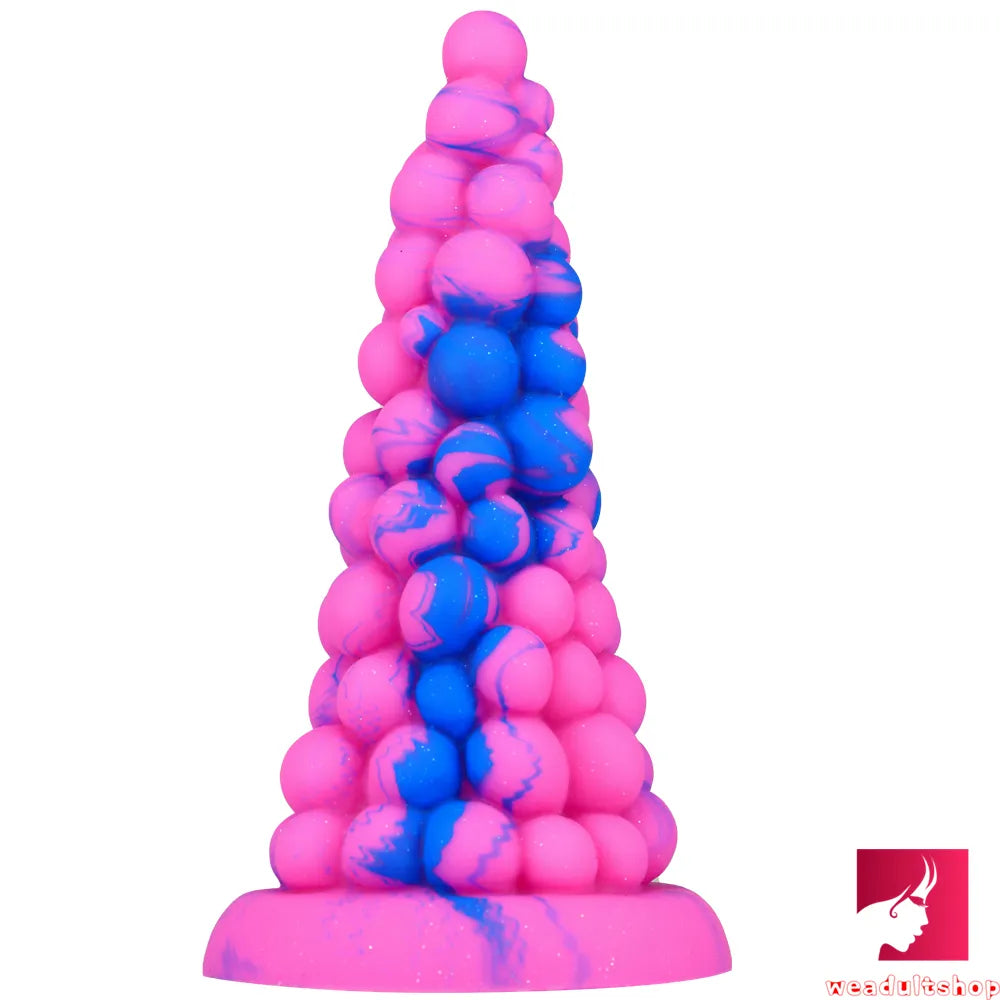 6.6in Super Thick Fantasy Grape Dildo Butt Plug BDSM Sex Play