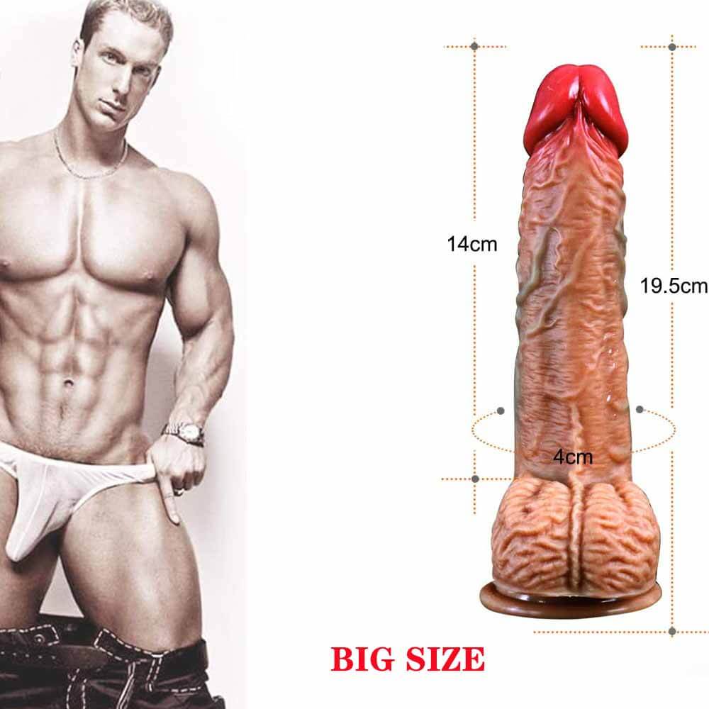 Automatic Telescopic Heating Vibration Dildo Realistic Remote Control Dildos - Adult Toys