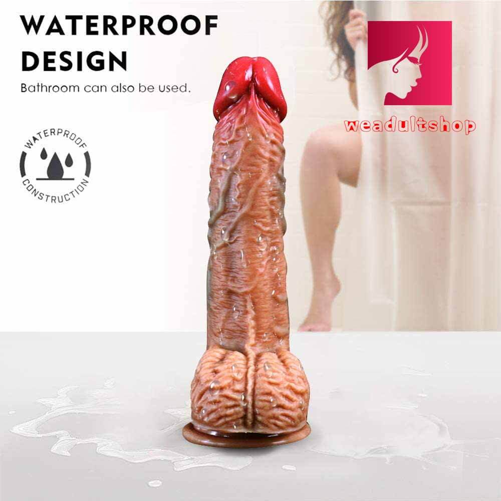 Automatic Telescopic Heating Vibration Dildo Realistic Remote Control Dildos - Adult Toys