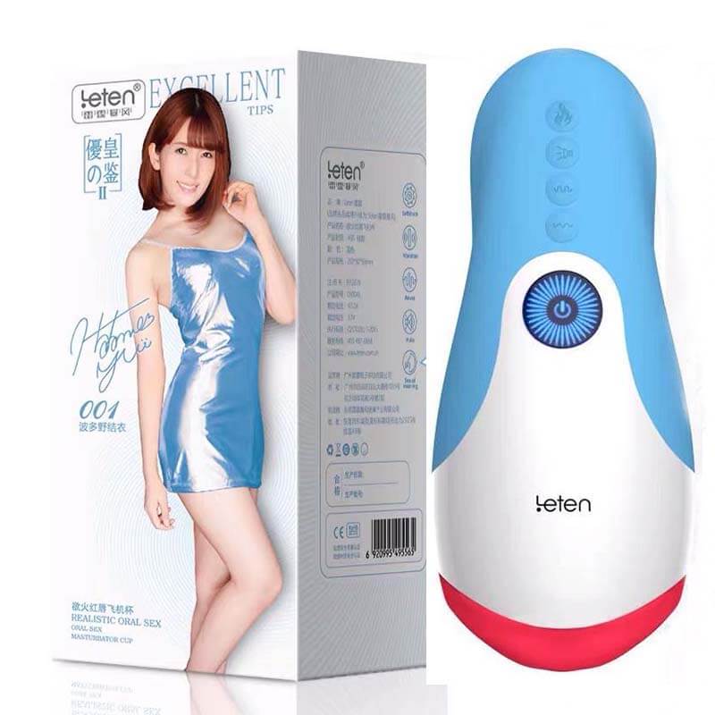 Leten Heating Thrusting Electric Tongue Suck Lick Male Masturbator Leten Heating Thrusting Electric Tongue Suck Lick Male Masturbator