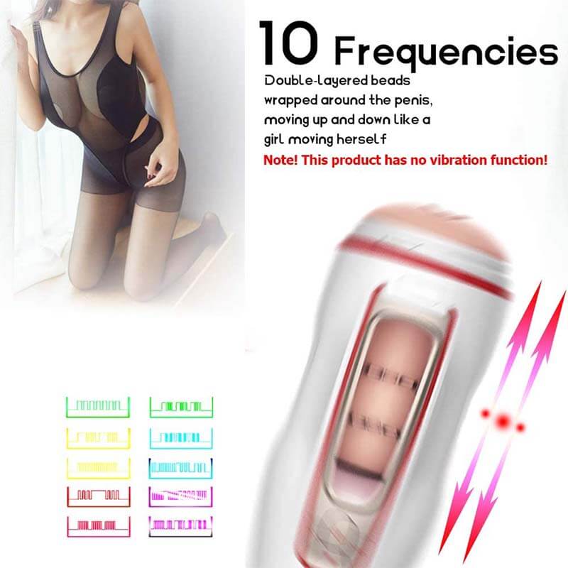 Leten Life Size Realistic Penis Male Masturbator Cup Toys - Adult Toys