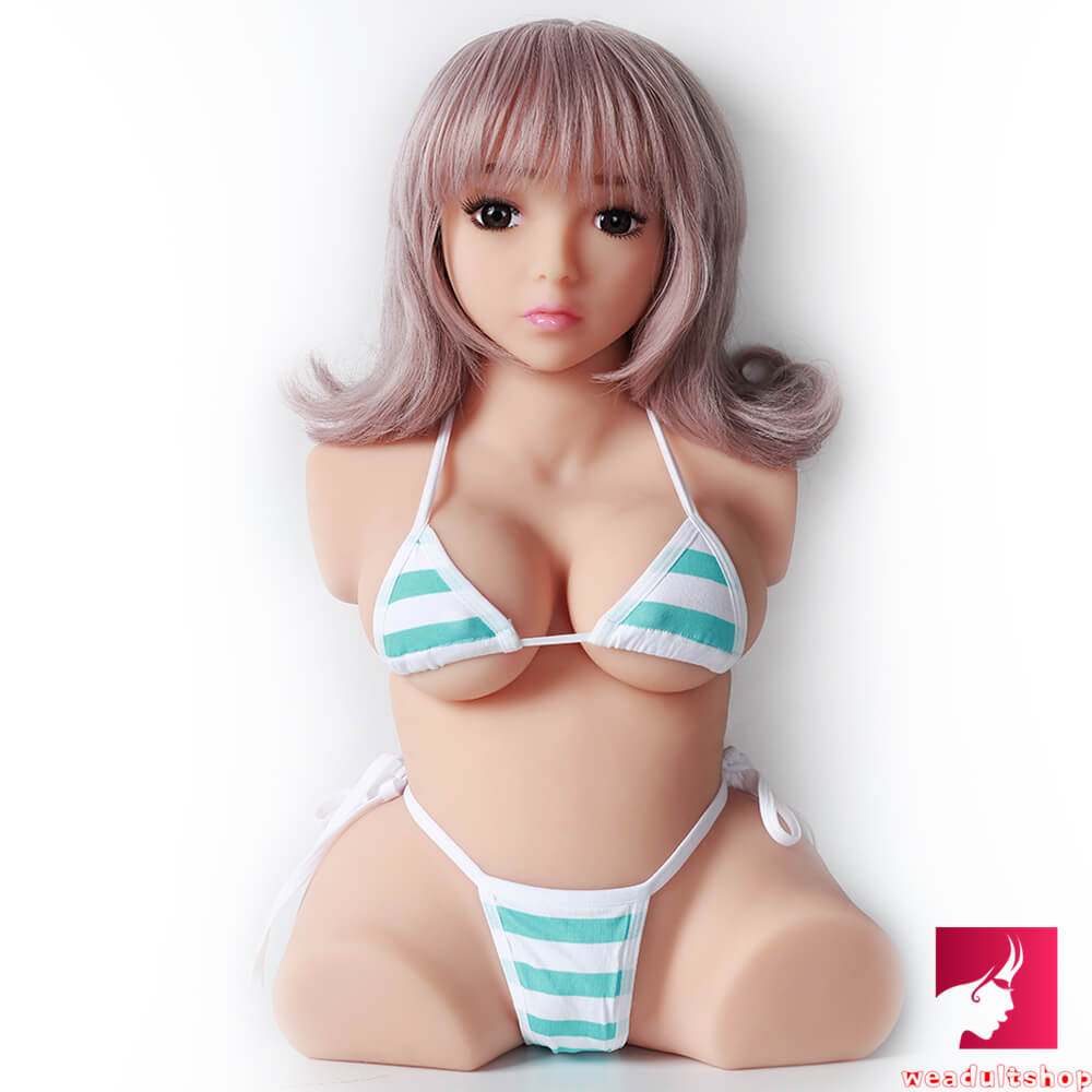 19.84lb Lifelike Sex Doll Torso With Head For Beasts Sex Anal Clit Sex