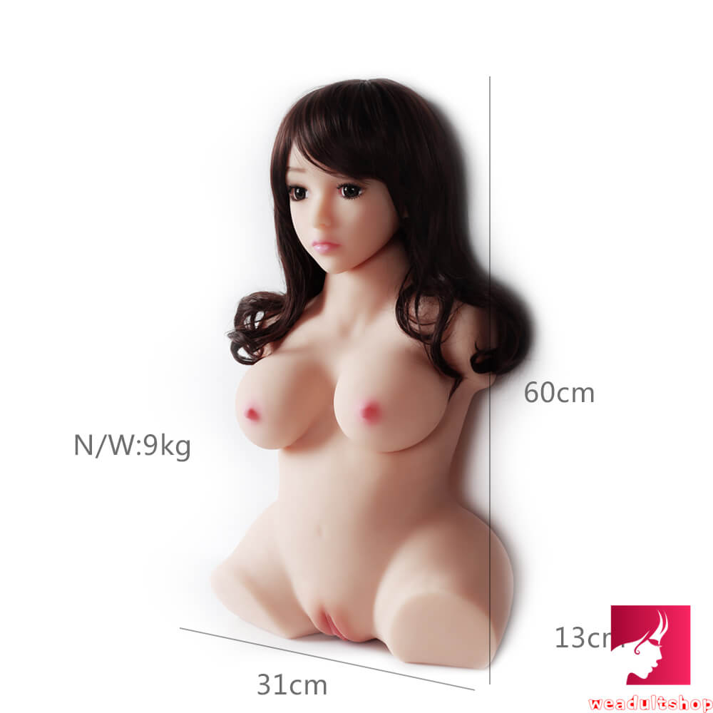 19.84lb Lifelike Sex Doll Torso With Head For Beasts Sex Anal Clit Sex